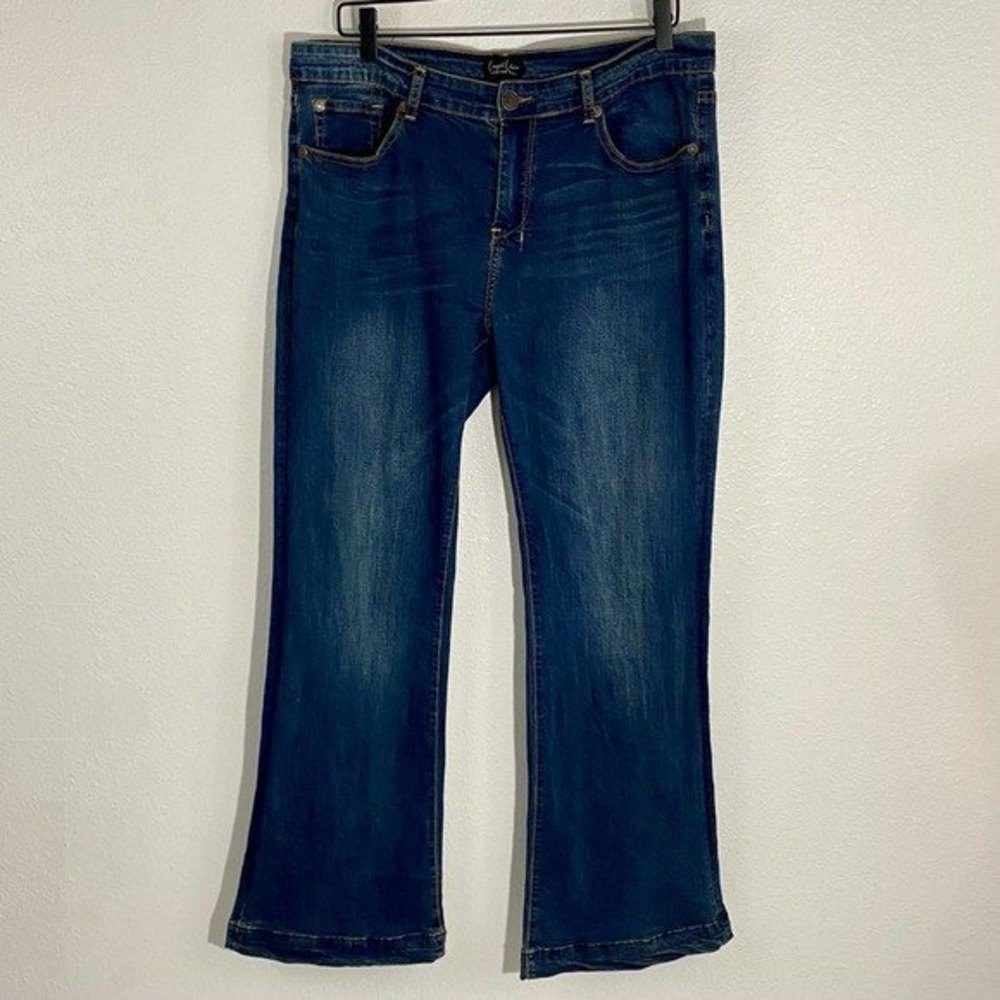 Cowgirl Couture Trouser Jeans Women's 32x32 Signature Series Blue Denim